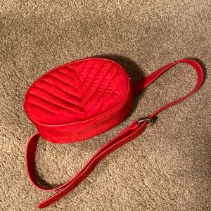 Red Quilted Belt Bag 👜